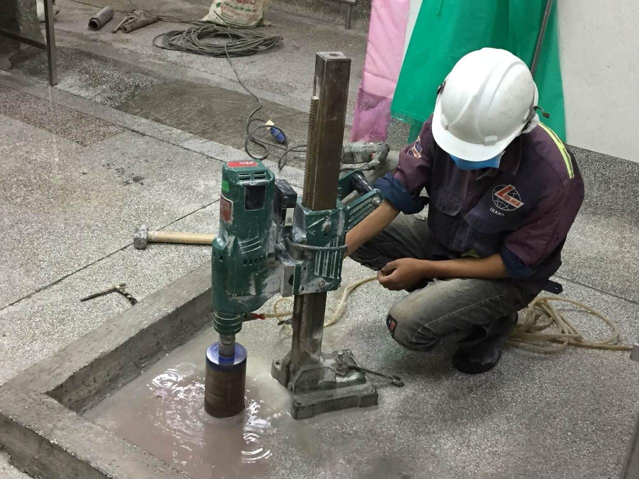 Khoan cắt bê tông Lâm Đồng thi công Chuyên Nghiệp, Giá Rẻ